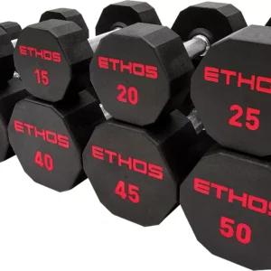 ETHOS Rubber Hex Dumbbell